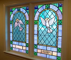 Llorens Church Stained Glass Window